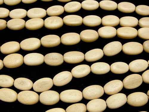 1strand $4.79! White Wood Oval 14x9x5 mm 1strand beads (aprx.15inch / 38cm)