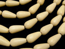 1strand $4.79! White Wood Vertical Hole Drop 20 x 10 x 10 mm 1strand beads (aprx.15 inch / 36 cm)