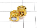 Metal Parts Magnetic Clasp with Jump Ring 18x8x8mm 2pairs