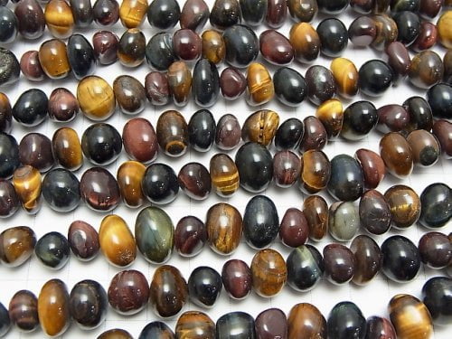 1strand $6.79! Tiger's Eye AA ++ 3 color mix Nugget 1strand beads (aprx.15inch / 37cm)