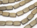 1strand $4.79! Gray wood rectangle 15 x 10 x 5 mm 1strand beads (aprx.16 inch / 40 cm)