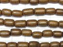 Greywood Tube -Rice 8x5.5x5.5mm 1strand beads (aprx.15inch/38cm)