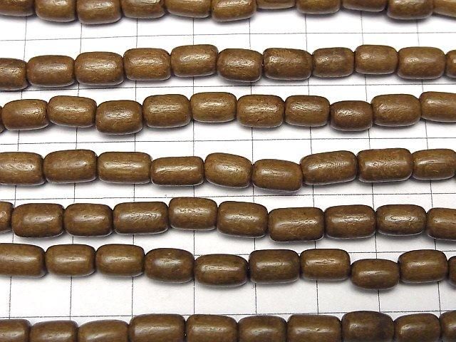 Greywood Tube -Rice 8x5.5x5.5mm 1strand beads (aprx.15inch/38cm)