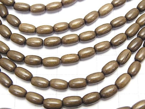 1strand $3.79! Gray wood Rice 8 x 5 x 5 mm 1 strand beads (aprx.15 inch / 37 cm)