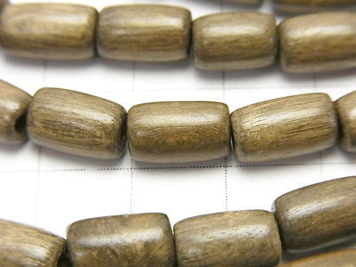 1strand $4.79! Gray Wood Tube 10x6x6mm 1strand beads (aprx.15inch / 37cm)