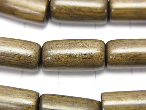 1strand $4.79! Gray Wood Tube 16x8x8mm 1strand beads (aprx.15inch / 37cm)