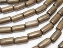 Graywood Tube 16x8x8mm 1strand beads (approx. 15 inches/37 cm)