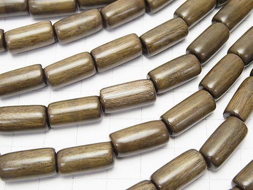 1strand $4.79! Gray Wood Tube 16x8x8mm 1strand beads (aprx.15inch / 37cm)