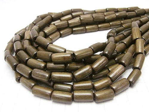 1strand $4.79! Gray Wood Tube 16x8x8mm 1strand beads (aprx.15inch / 37cm)