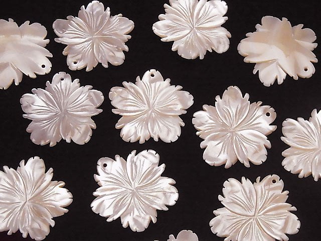 High Quality Pink Shell AAA Flower 30mm 1pc $5.79