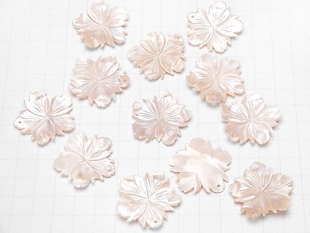 High Quality Pink Shell AAA Flower 30mm 1pc $5.79