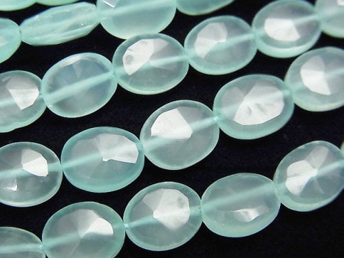 Chalcedony, Oval Gemstone Beads