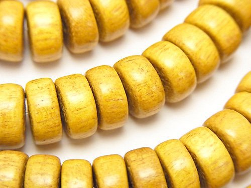 Roundel, Wood Beads Natural Beads