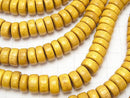 1strand $3.79! Wood Beads (Yellow) Rondelle 10x5x5 mm 1strand beads (aprx.15inch / 38cm)