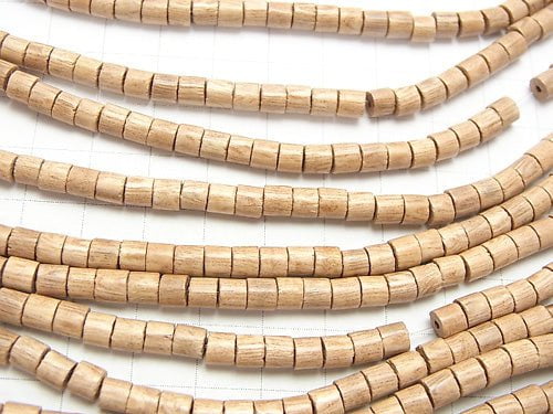 1strand $3.79! Rosewood Roundel (Tube) 5x5x4mm 1strand beads (aprx.15inch / 36cm)