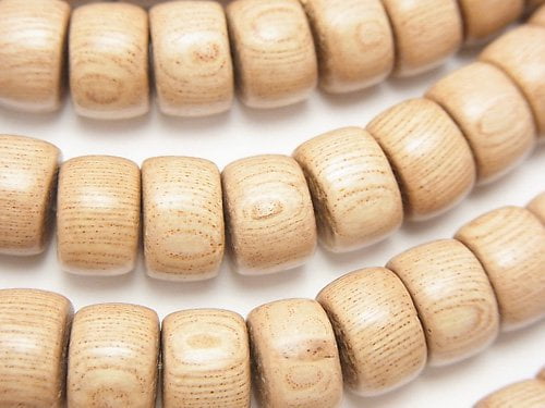 Rose, Roundel, Wood Beads Natural Beads