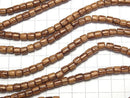 1strand $3.79! Palm Wood Rondelle (Tube) 6 x 6 x 6 mm 1 strand beads (aprx.15 inch / 38 cm)