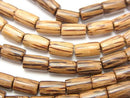 Tube, Wood Beads Natural Beads