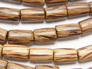 1strand $3.79! Palm Wood (Palm Tree) Tube 10x6x6mm 1strand beads (aprx.15inch / 38cm)