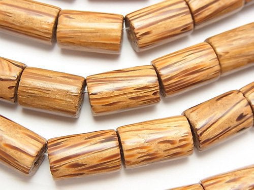 Tube, Wood Beads Natural Beads