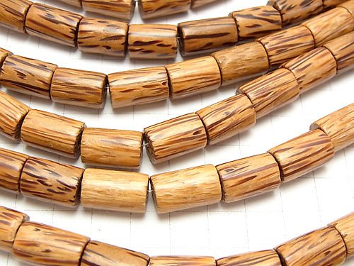 1strand $4.79! Palm wood (palm tree) Tube 14 x 10 x 10 mm 1 strand beads (aprx.15 inch / 38 cm)