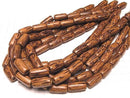 Palmwood Tube 20x10x10mm 1strand beads (aprx.15inch/37cm)