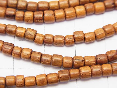 Bayon Wood Beads Roundel (Heishi)3x3x3mm 1strand beads (aprx.15inch/38cm)