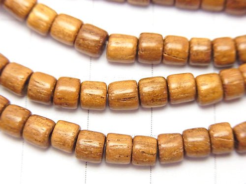 Bayon Wood Beads Roundel (Heishi)4x4x3mm 1strand beads (aprx.15inch/38cm)