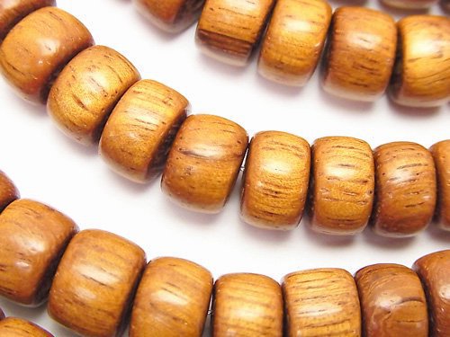 Roundel, Tube, Wood Beads Natural Beads