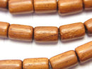 1strand $3.79! Bayon Wood Beads Tube 8x5x5mm 1strand beads (aprx.15inch / 38cm)