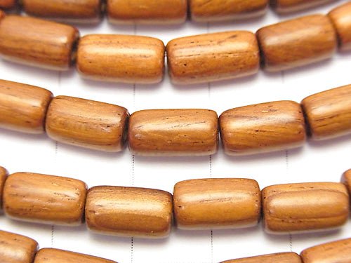 1strand $4.79! Bayon Wood Beads Tube 10x6x6mm 1strand beads (aprx.15inch / 38cm)