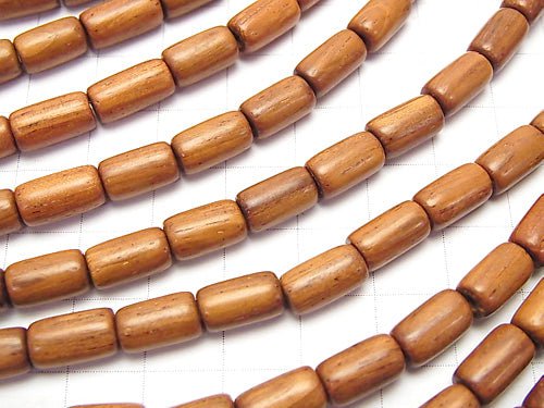 1strand $4.79! Bayon Wood Beads Tube 10x6x6mm 1strand beads (aprx.15inch / 38cm)