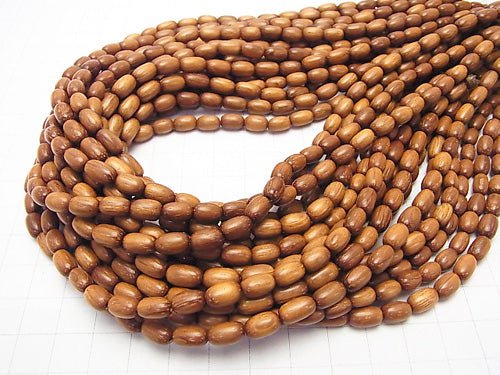 1strand $2.79! Bayon Wood Beads Rice 7x5x5mm 1strand beads (aprx.15inch / 37cm)