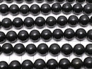 [Video] Russia Shungite AAA Round 10mm half or 1strand beads (aprx.15inch / 36cm)