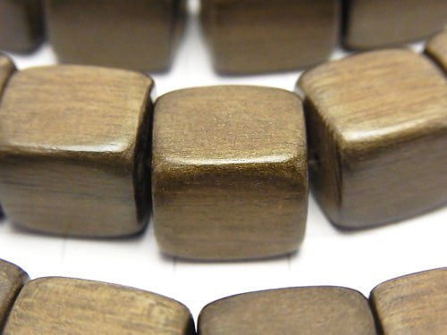 1strand $5.79! Gray wood Cube 12x12x12 mm 1strand beads (aprx.15inch / 37cm)