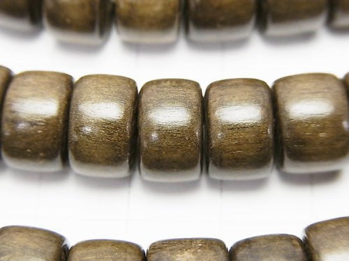 Graywood Roundel 11x11x7mm 1strand beads (aprx.15inch / 38cm)