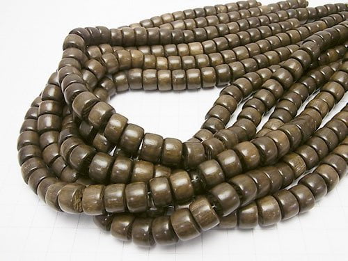 Graywood Roundel 11x11x7mm 1strand beads (aprx.15inch / 38cm)