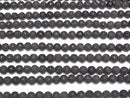 1strand $14.99! [World Heritage, Mt. Fuji ] Mt. Fuji Lava AA Round 8mm [Our Own Product] 1strand beads (aprx.15inch / 38cm)