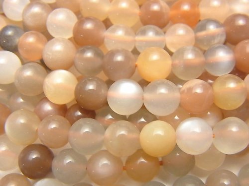 Moonstone, Round Gemstone Beads