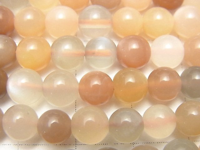 Multicolor Moonstone AA ++ Round 6 mm half or 1 strand beads (aprx.15 inch / 36 cm)