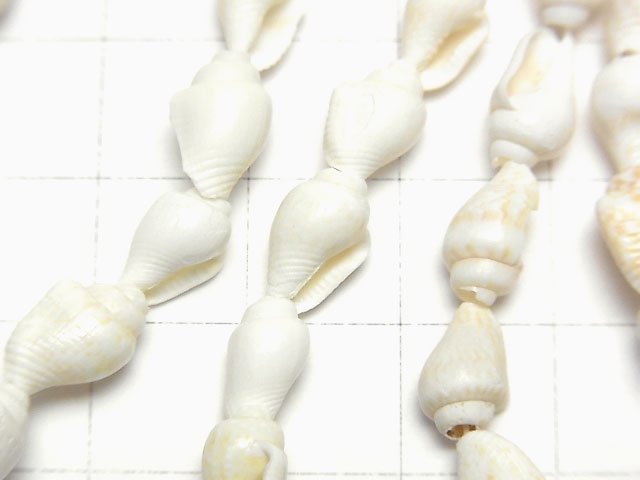 Spiral Shell beads Vertical Hole 1strand beads (aprx.57inch / 146cm)