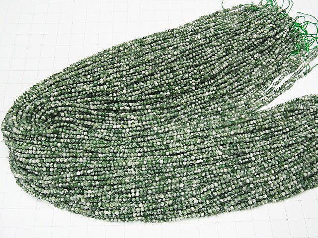 [Video] Saussurite Round 2mm 1strand beads (aprx.15inch/38cm)