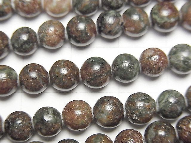 [Video] Eclogite  Round 6mm 1strand beads (aprx.15inch/38cm)