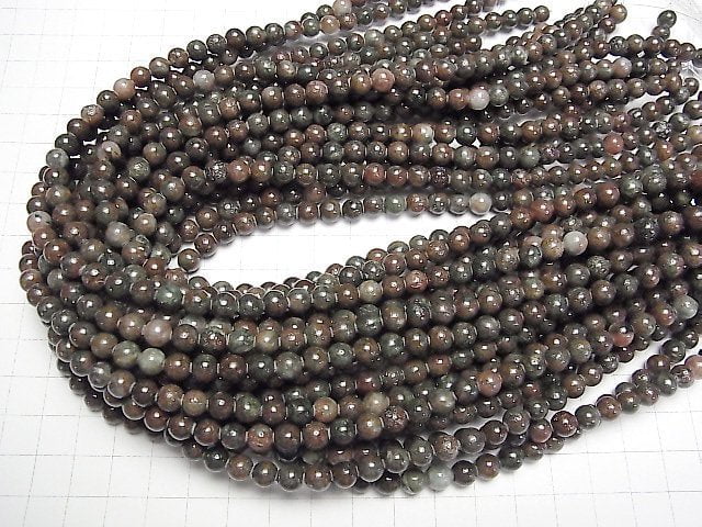 [Video] Eclogite  Round 6mm 1strand beads (aprx.15inch/38cm)
