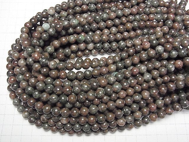 [Video] Eclogite  Round 8mm 1strand beads (aprx.15inch/37cm)