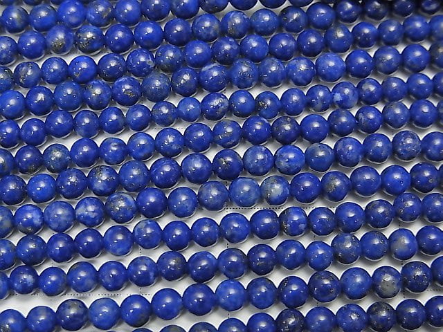 Lapislazuli AA++ Round 3mm 1strand beads (aprx.15inch/38cm)