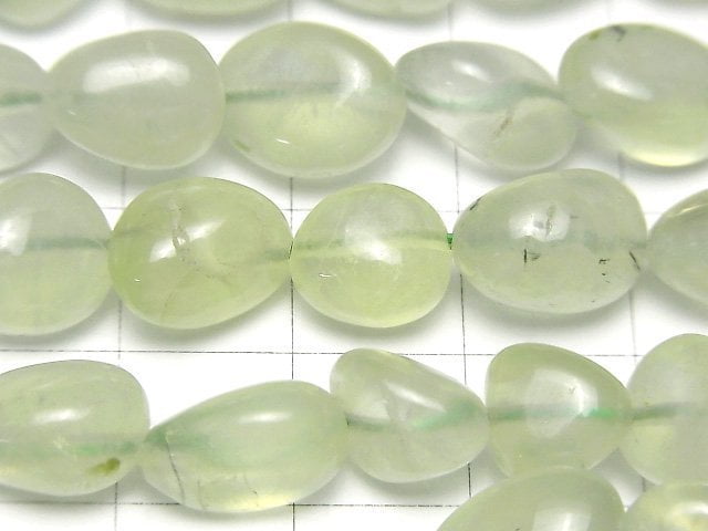 [Video]Prehnite AA+ Nugget 1strand beads (aprx.15inch/37cm)