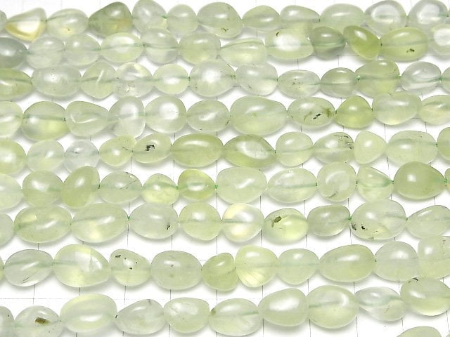 [Video]Prehnite AA+ Nugget 1strand beads (aprx.15inch/37cm)