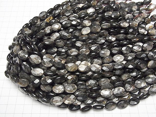 [Video]Moscovite Faceted Oval 14x10mm half or 1strand beads (aprx.15inch/36cm)