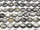 [Video]Moscovite Faceted Oval 16x12mm half or 1strand beads (aprx.15inch/36cm)